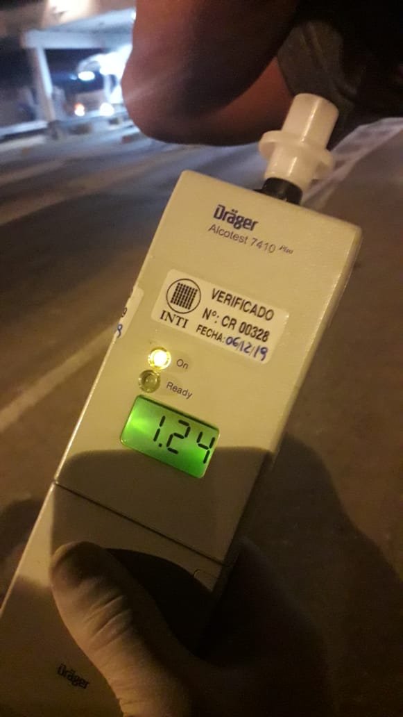 En este momento estás viendo Peaje Ceres: Demoraron a conductor de Hersilia con alcoholemia positiva, y le retuvieron vehiculo