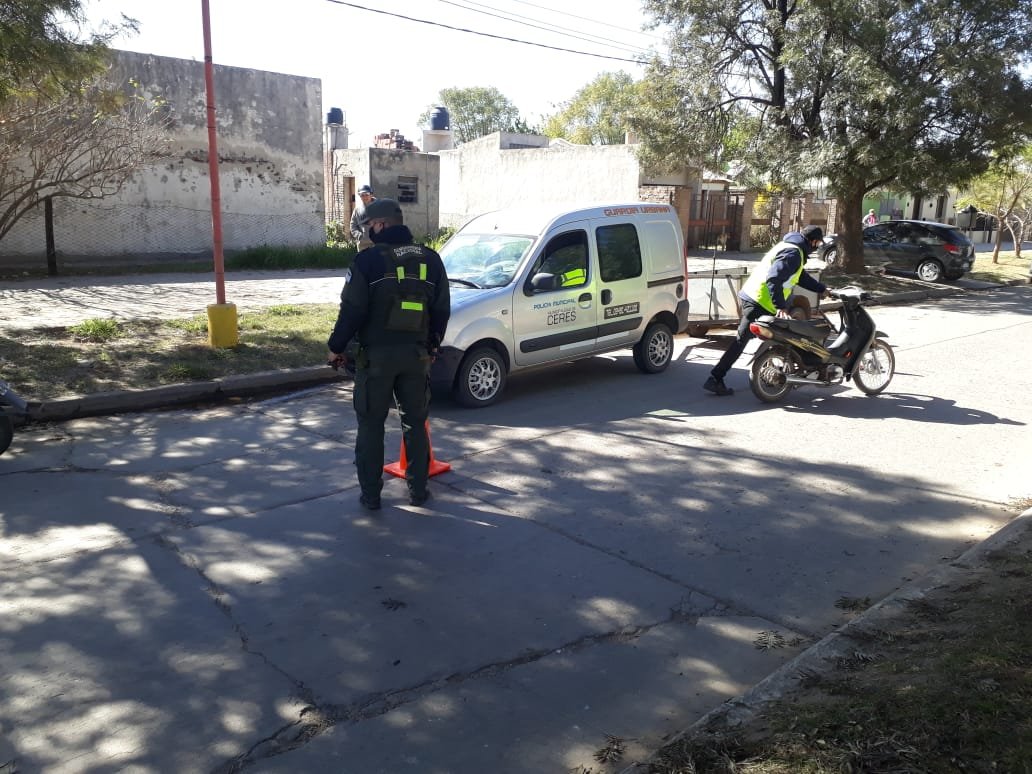 En este momento estás viendo Otro operativo de Gendarmeria Nacional y Policia Municipal dejó varias motos secuestradas