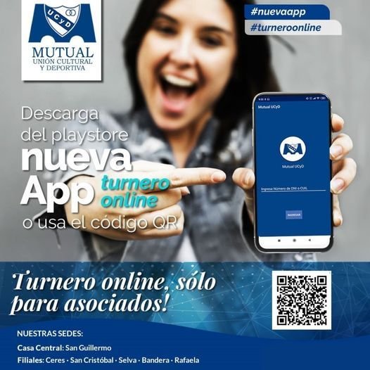 En este momento estás viendo Con una #app la Mutual de Unión San Guillermo otorga turnos a sus adherentes