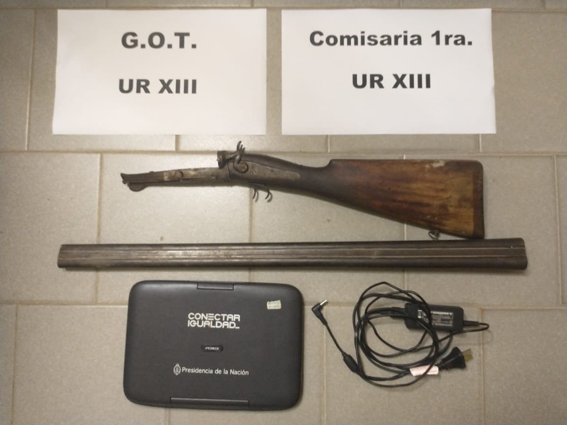 En este momento estás viendo San Cristobal: Dos niños de solo 9 años robaron una escopeta y una netbook