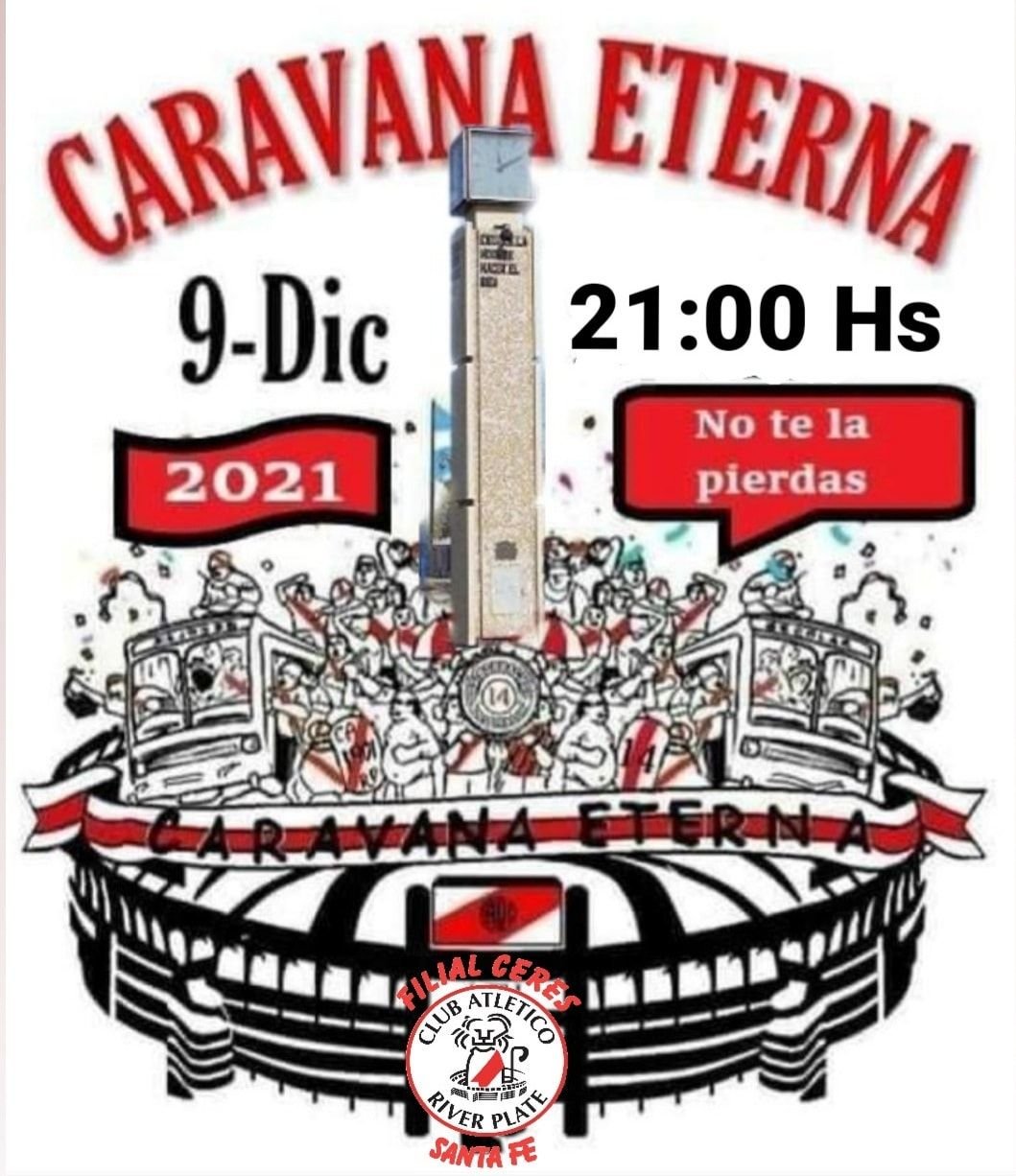 Lee más sobre el artículo Caravana eterna de los hinchas de River Plate y celebrar el 9/12