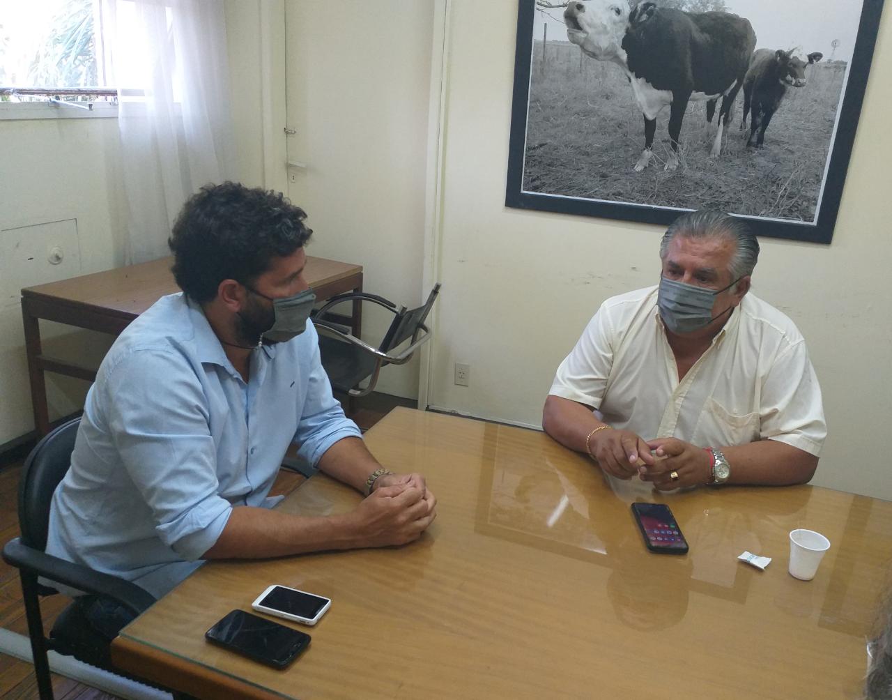 El Concejal Busquets se reunió con Matias Giorgetti para activar el programa Caminos de la ruralidad