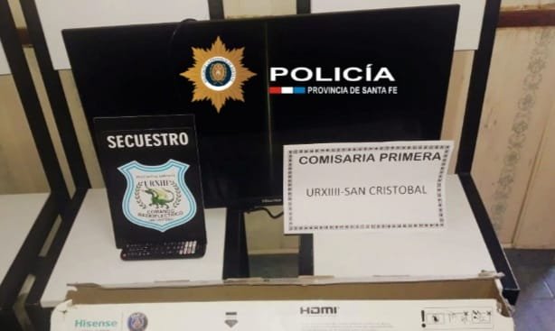 Lee más sobre el artículo San Cristobal: Personal policial recuperó tras allanamiento domiciliario un TV robado
