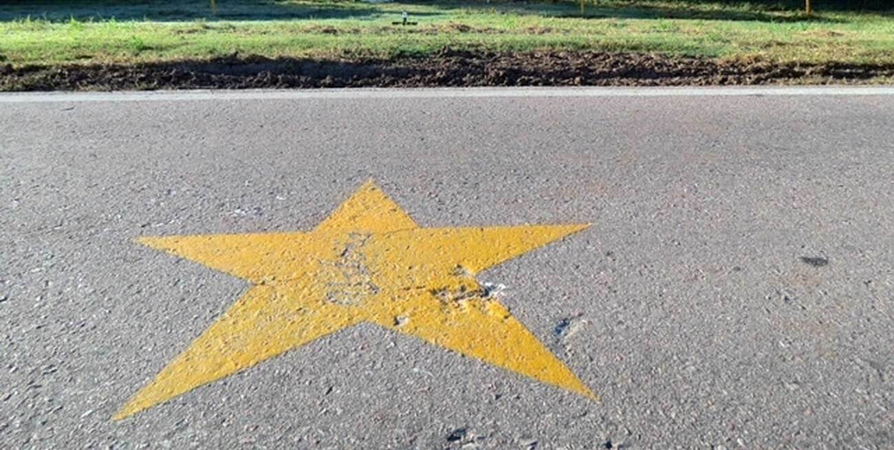 Lee más sobre el artículo Día de la Seguridad Vial: en 4 años y medio se pintaron 400 estrellas amarillas en Santa Fe