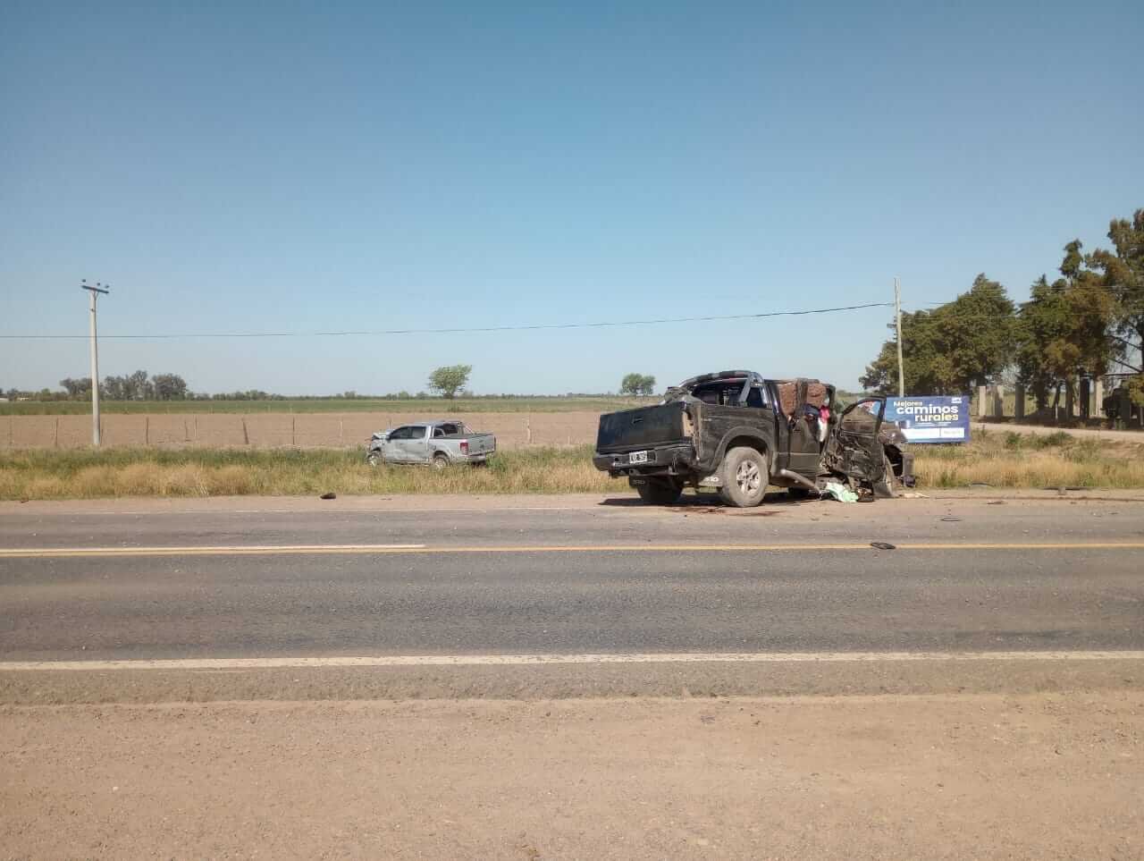 En este momento estás viendo San Guillermo: Colisión de dos camionetas con lesionados graves