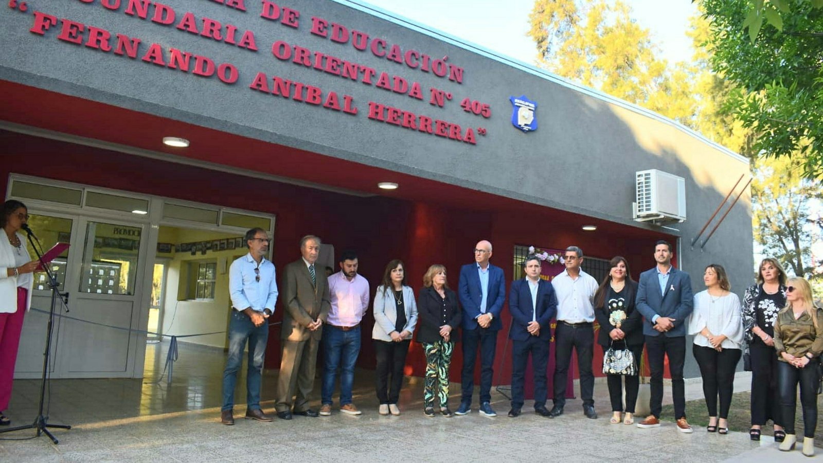 Lee más sobre el artículo La Provincia inauguró el nuevo edificio de la escuela secundaria Nº 405 “Fernando Aníbal Herrera” de Pozo Borrado