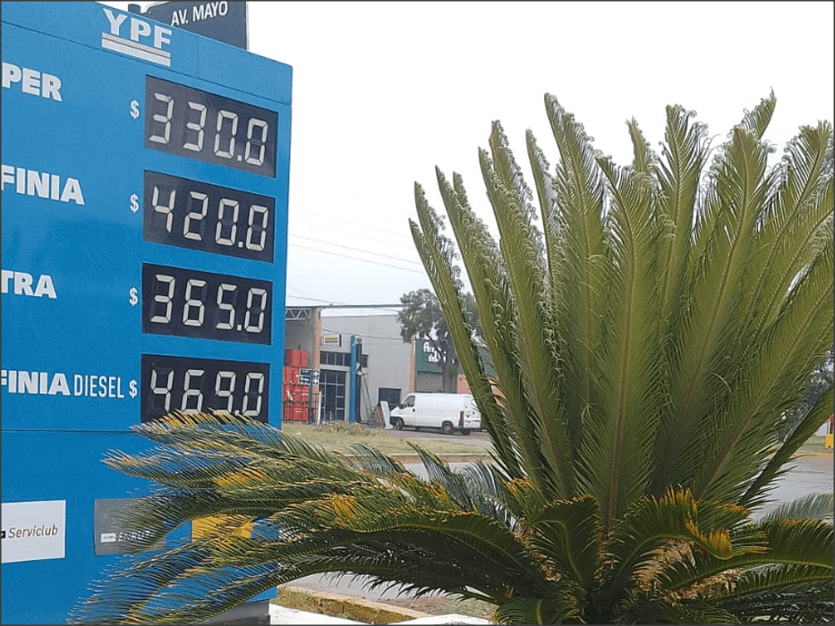 Lee más sobre el artículo Volvieron a aumentar los precios de los combustibles en Ceres y todo el pais