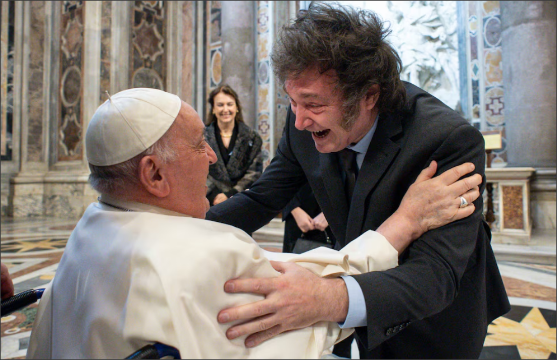 En este momento estás viendo Para el Presidente Javier Milei, «Jorge Bergoglio fue el argentino màs grande de la historia»
