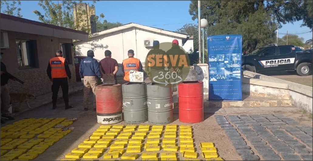 En este momento estás viendo Incautaron 535 panes de cocaina en Malbran