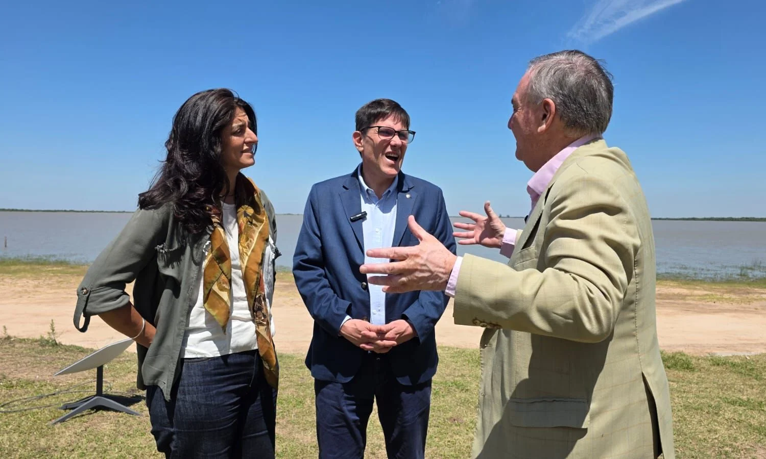 En este momento estás viendo Michlig celebró la fuerte inversión provincial para mejorar la infraestructura de Laguna La Verde
