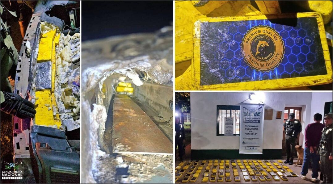 En este momento estás viendo Gendarmeria Ceres: La perra «Sasha» detectó más de 105 kilos de cocaina en un automóvil