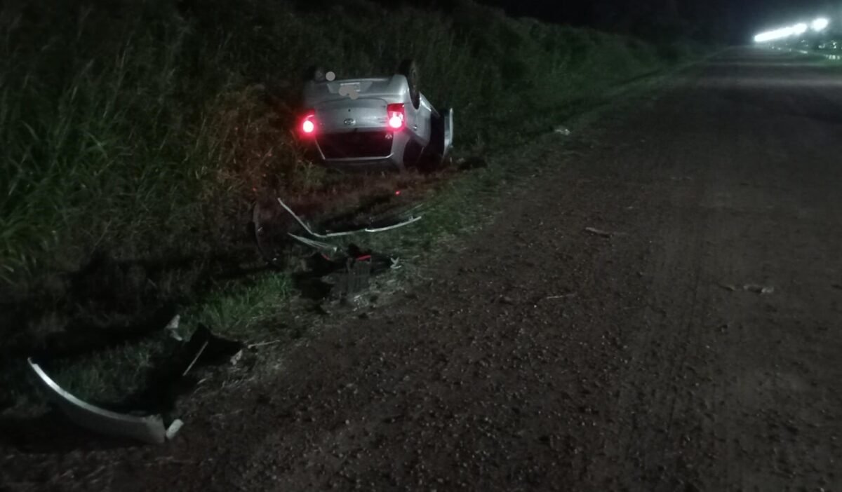 En este momento estás viendo Vuelco en Villa Trinidad sin lesionados