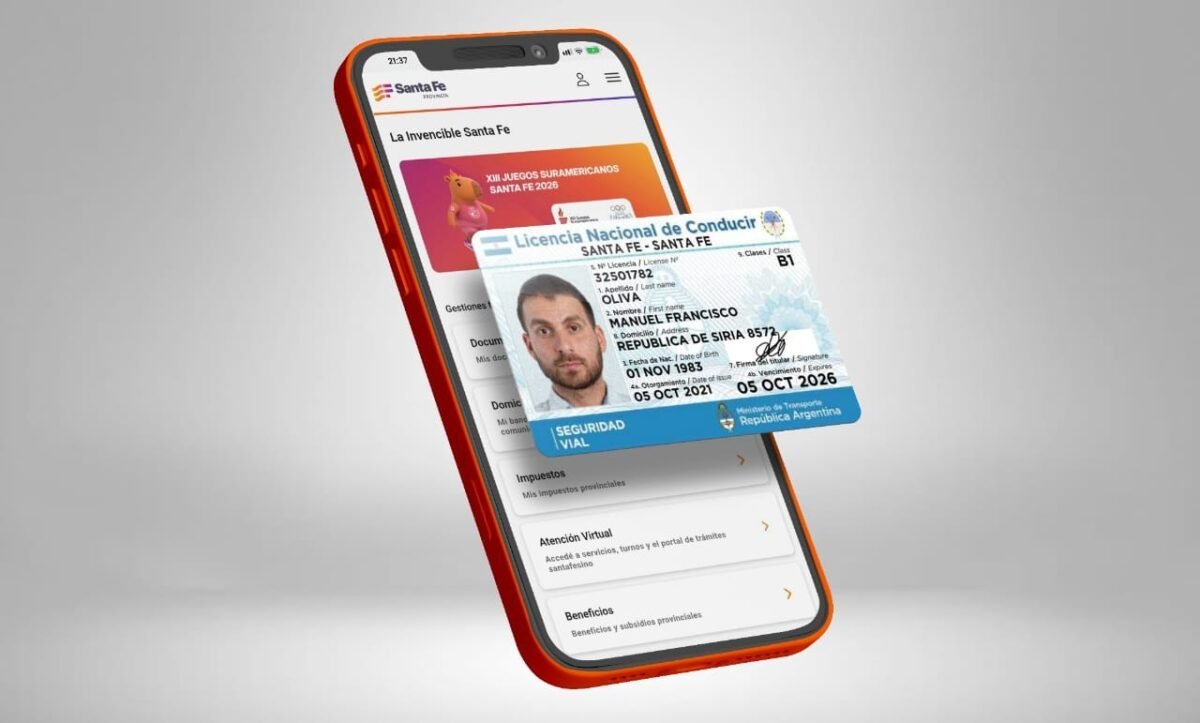 En este momento estás viendo Territorio 5.0: las licencias de conducir digitales en la aplicación Mi Santa Fe ya tienen validez en la provincia