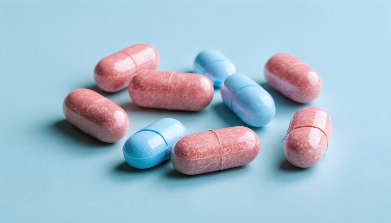 Ilustración médica de la circulación sanguínea en el pene y el efecto de fármacos para la erección