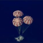 Misión Artemis II: la cápsula amerizó con éxito en el océano Pacífico artemis ameriza