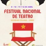 El teatro toma escena en Ceres: Se viene el Festival Nacional en Sociedad Italiana carte festival teatro