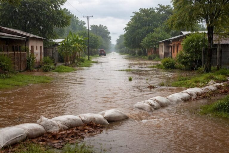 Se llovió todo: En Ceres cayeron 130 mm pero en otros lugares se superaron los 200 mm