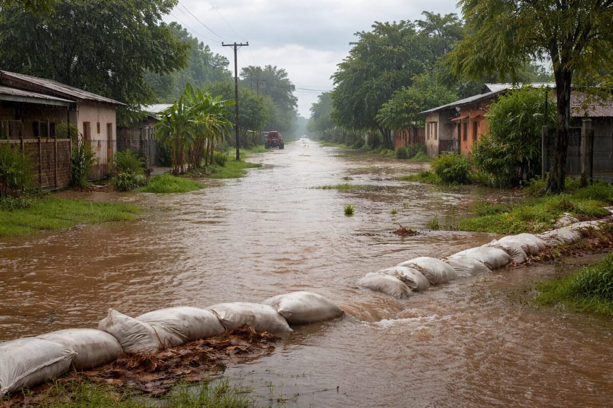 En este momento estás viendo Se llovió todo: En Ceres cayeron 130 mm pero en otros lugares se superaron los 200 mm