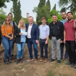 Michlig y González recorrieron obras en la ciudad de Ceres y acercaron aportes gubernamentales plaza-ceres-1