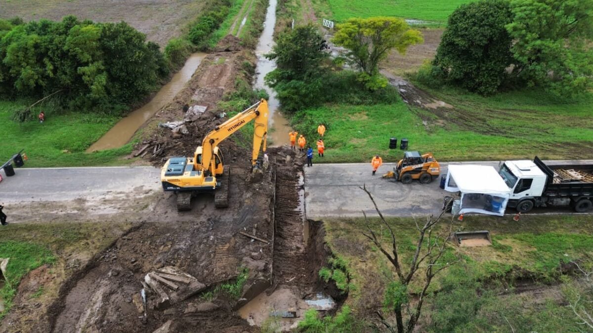 En este momento estás viendo Ante la pasividad de Nación, la Provincia realizó el arreglo provisorio de la Ruta Nacional 34