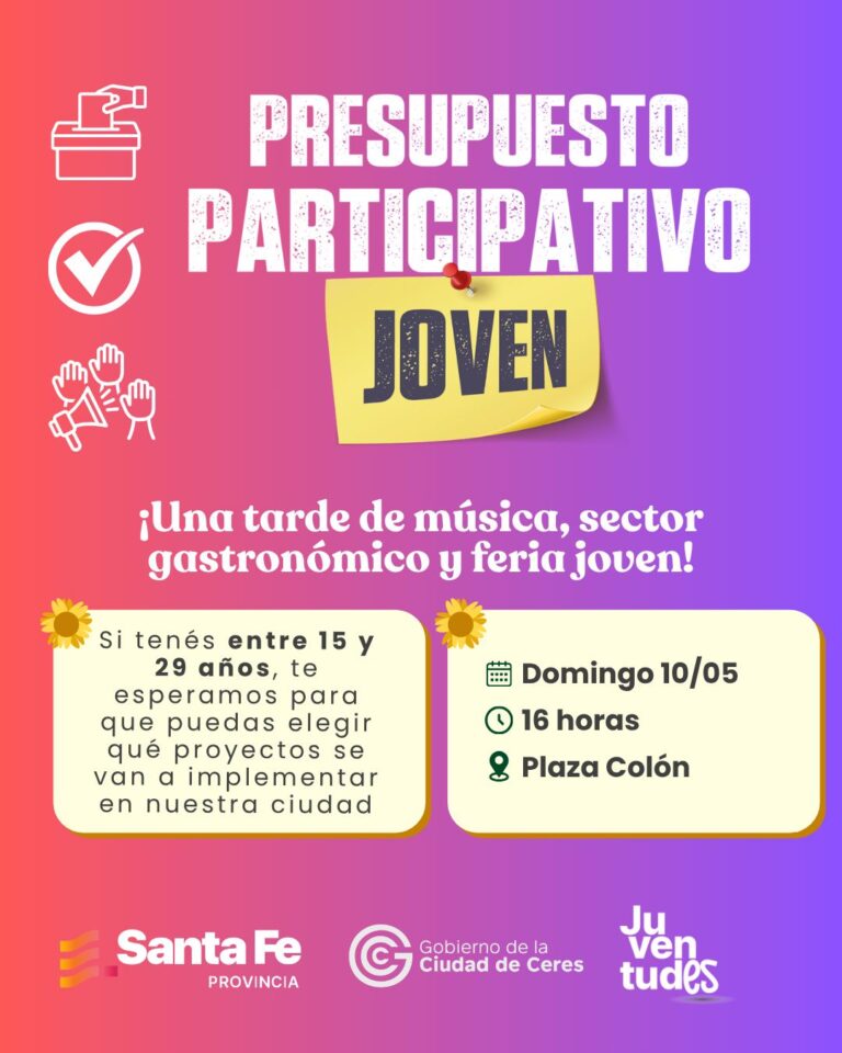 Presupuesto participativo joven: ¿De que se trata?