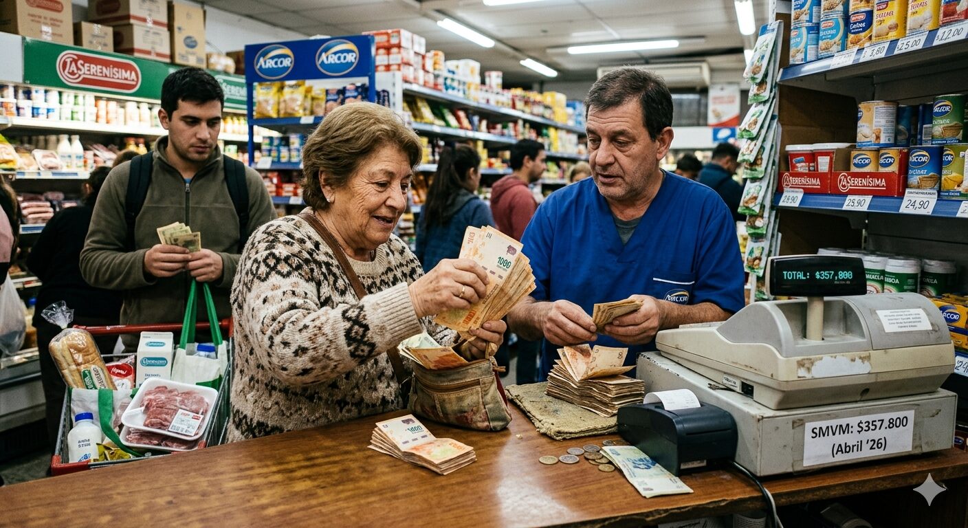En este momento estás viendo Colapso del poder adquisitivo: el salario mínimo en Argentina ya vale menos que en la crisis de 2001