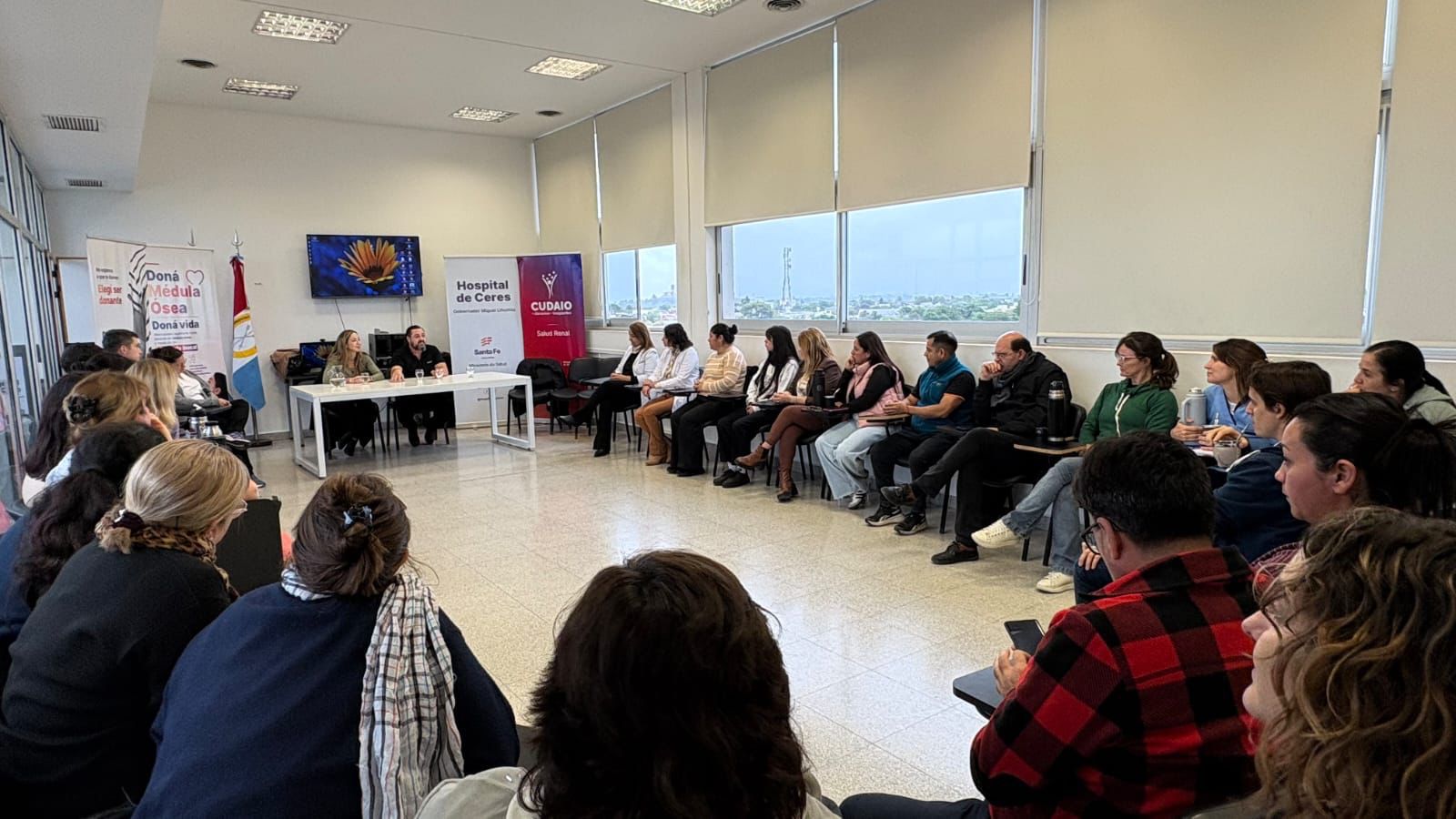 En este momento estás viendo Cudaio encabezó una jornada sobre donación y trasplante en el Hospital de Ceres