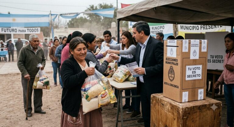 La vieja receta no pierde vigencia en Santiago del Estero: Dádivas, comilonas, y bolsones a discreción