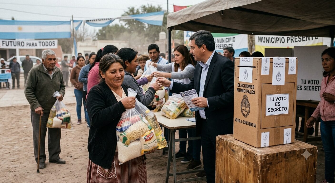 En este momento estás viendo La vieja receta no pierde vigencia en Santiago del Estero: Dádivas, comilonas, y bolsones a discreción