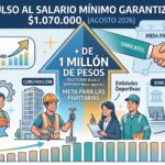 El Gobierno nacional impulsa un salario minimo de $ 1 millon en el marco de las paritarias ilustracion salario