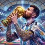 messi ilustrado