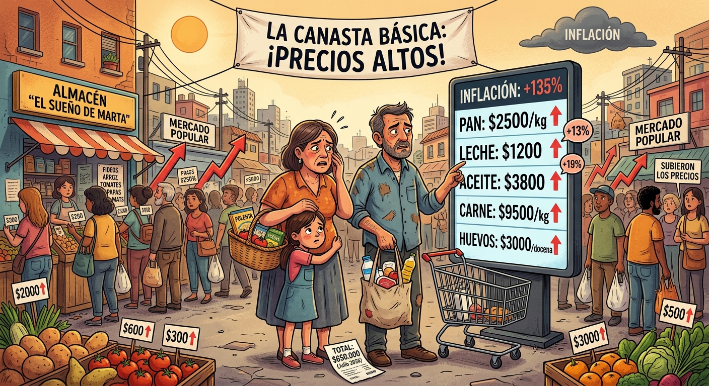 En este momento estás viendo Una familia tipo necesitó más de $1.560.000 para no ser pobre en julio