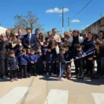 Con la presencia del Gobernador Pullaro se inauguró la obra de pavimento frente al Jardín de la E.N.S. N° 40 “Mariano Moreno” asfalto-pullaro-sc-2-1536x922