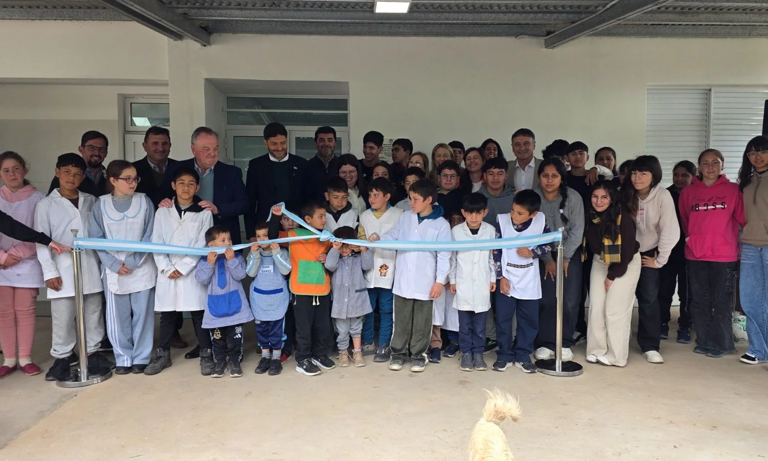 En este momento estás viendo Pullaro y Michlig inauguraron un aula en Constanza en el inicio de una amplia  gira departamental