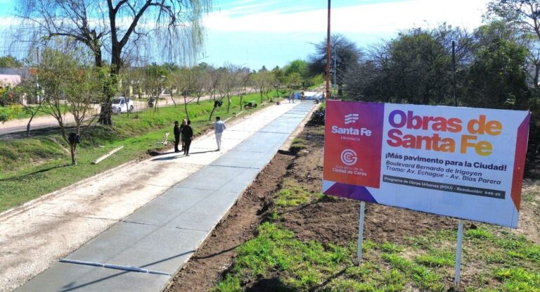 Provincia invierte $ 1000 millones para pavimentos y espacios públicos en Ceres
